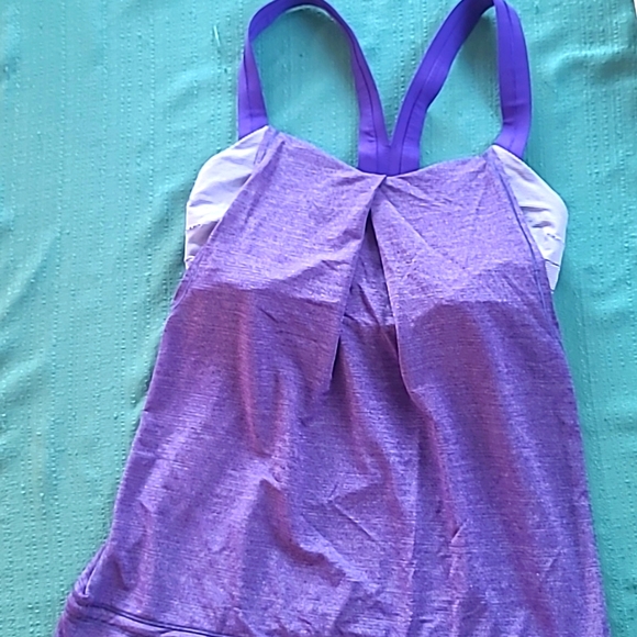 Lululemon purple workout top - Picture 1 of 5